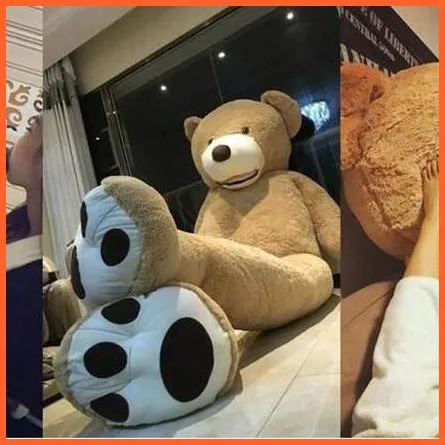 100-260Cm Giant Teddy Bear | Plush Toys Soft Teddy Bear Outer Skin Coat