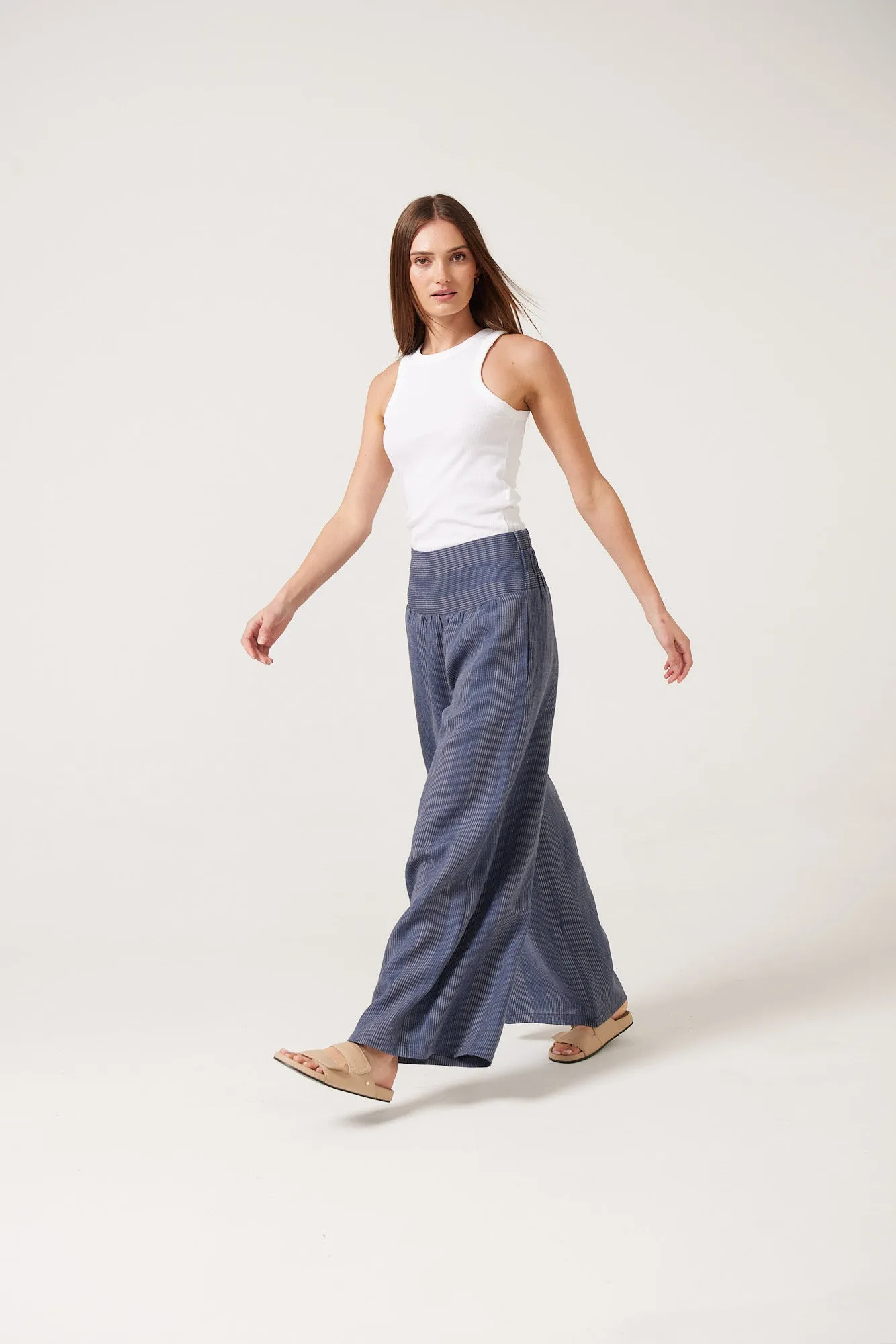 Ava Wide Basque Pant