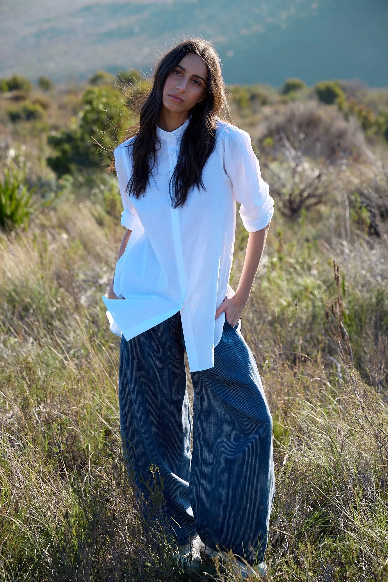 Ava Wide Basque Pant