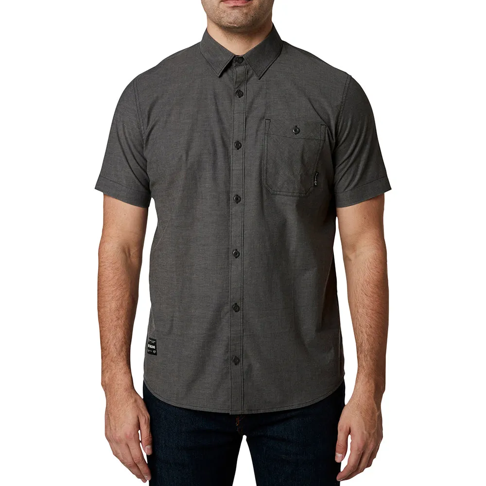 BAJA SS WOVEN SHIRT [HEATHER BLACK]