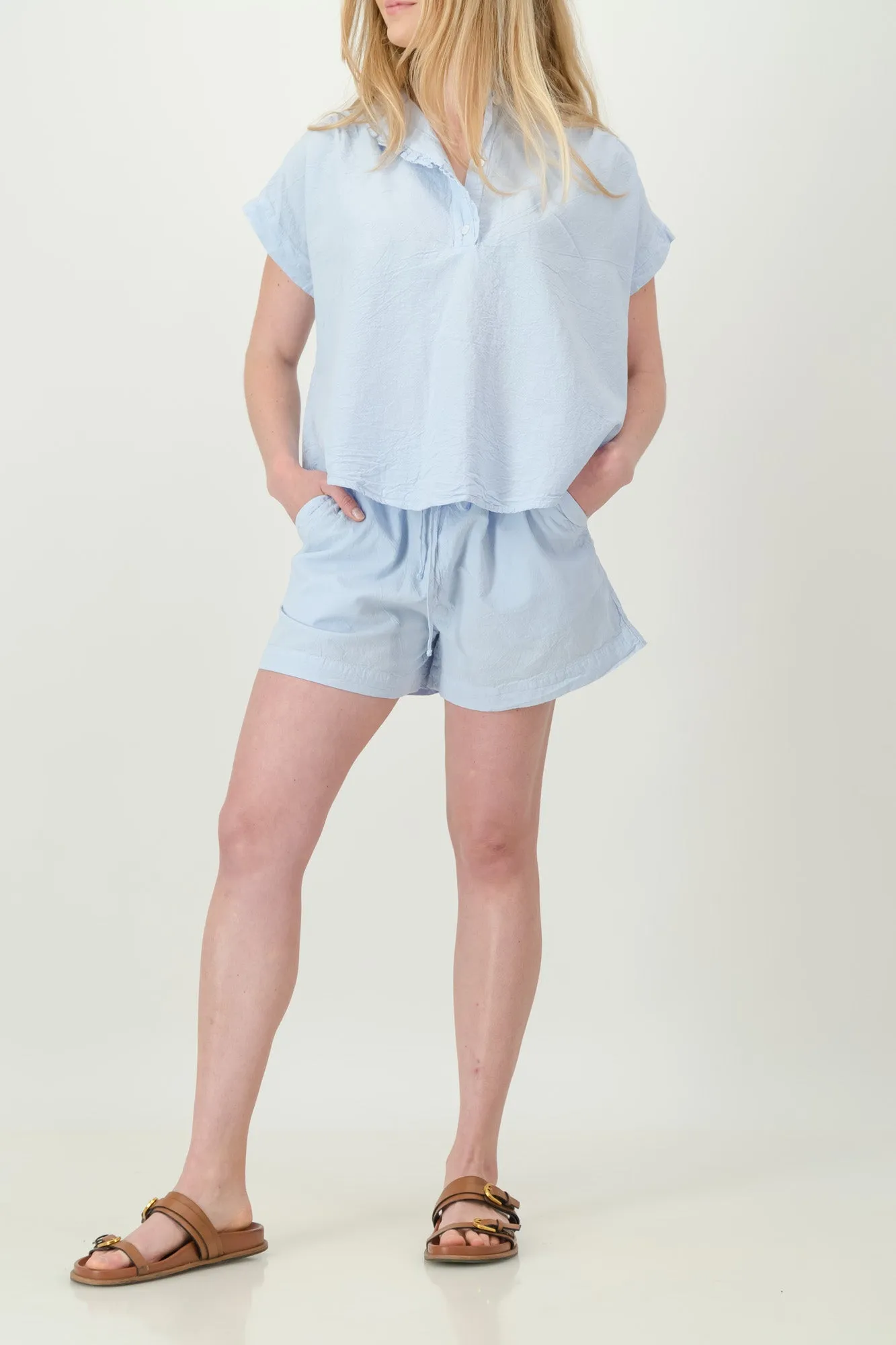 Bay Cotton Drawstring Shorts