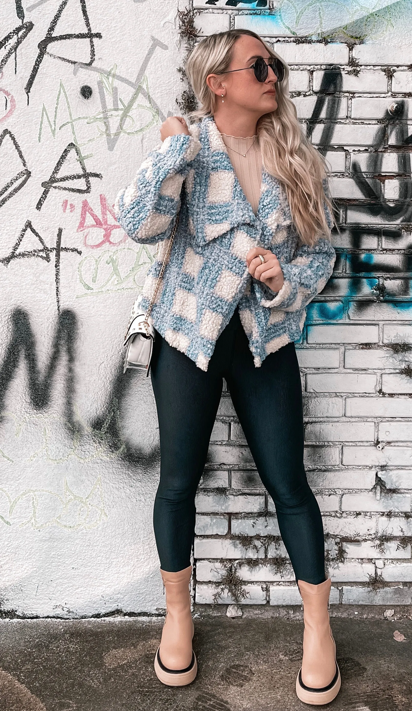 Do You, Boo Checkered Teddy Jacket