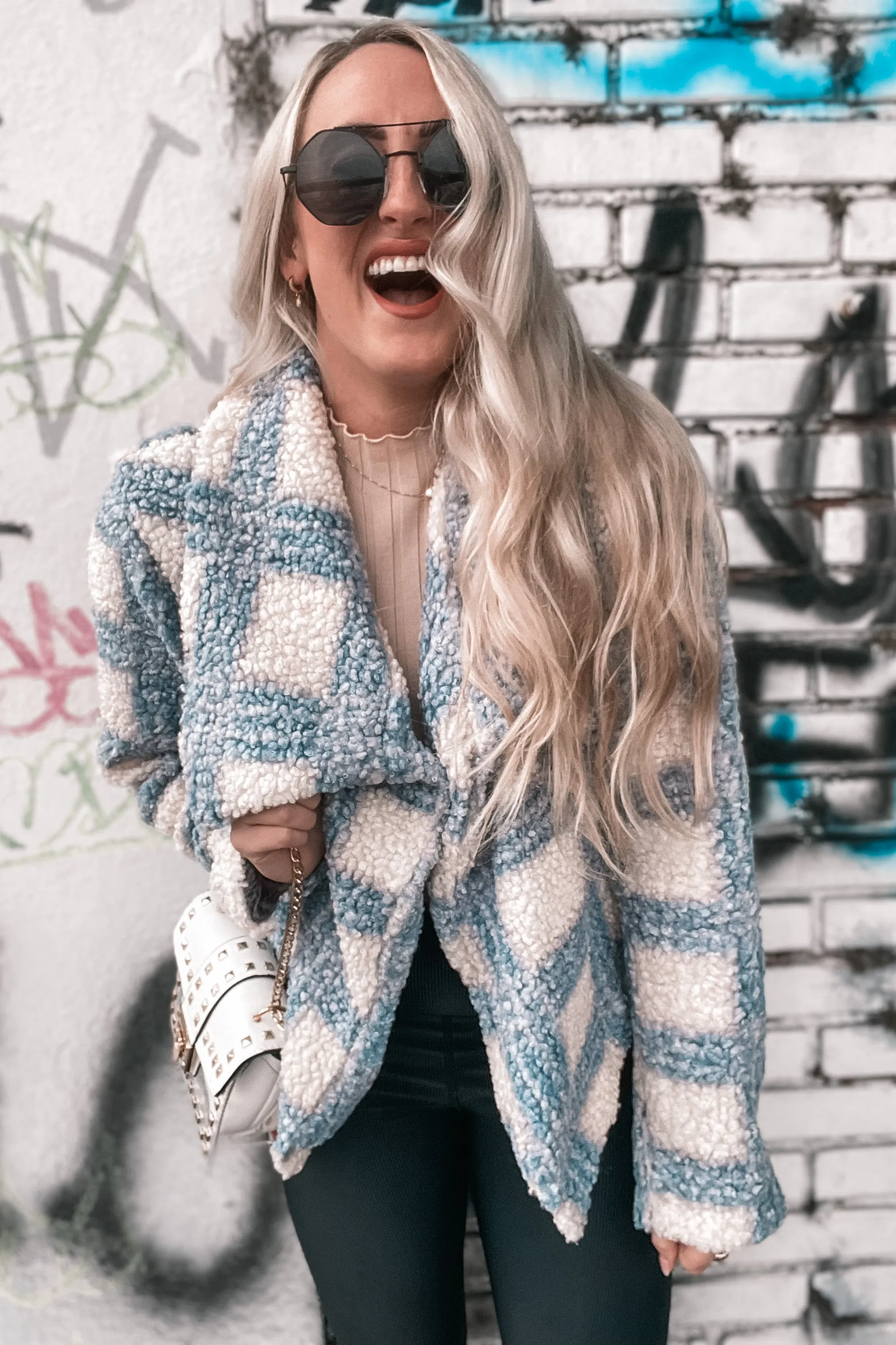 Do You, Boo Checkered Teddy Jacket