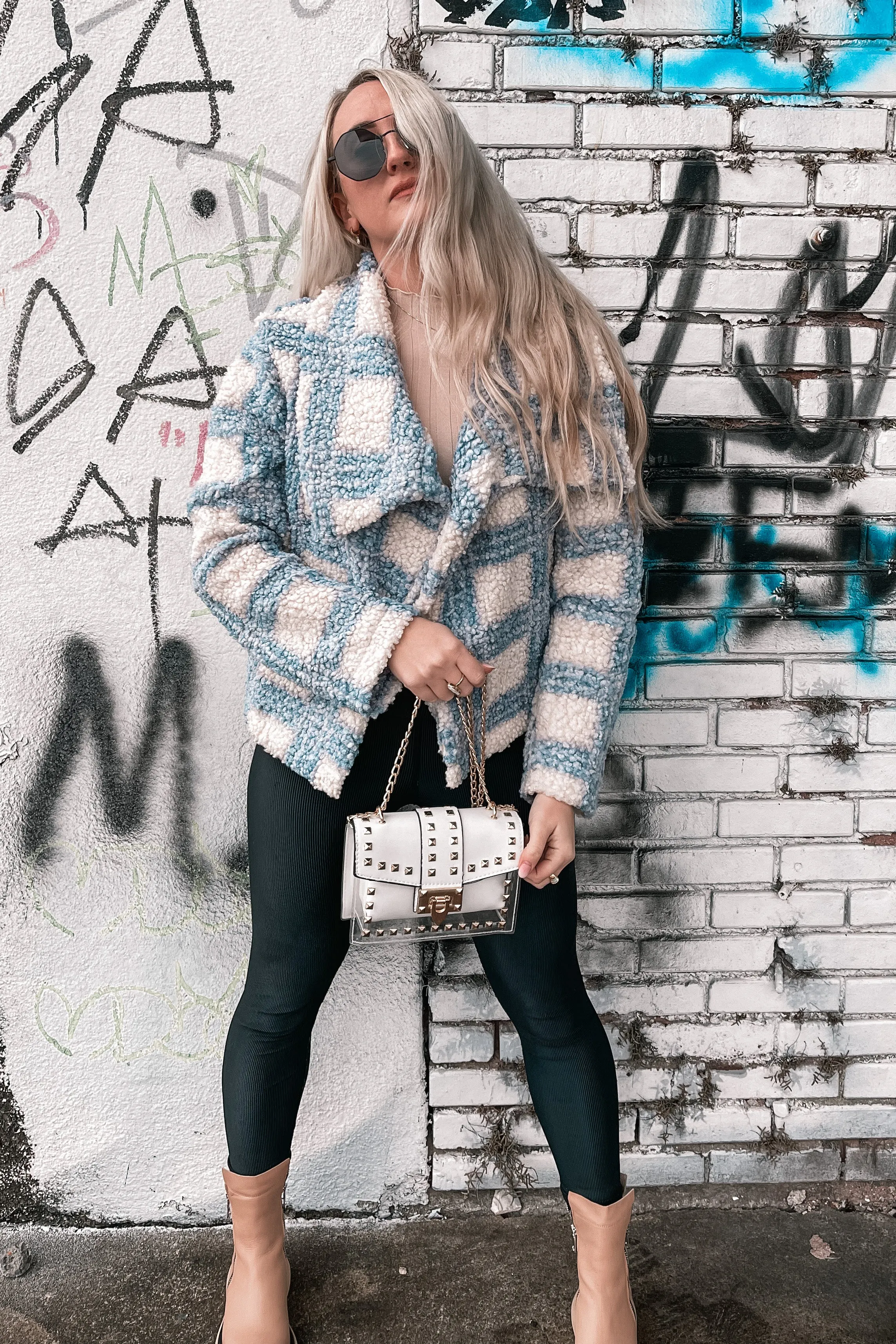 Do You, Boo Checkered Teddy Jacket