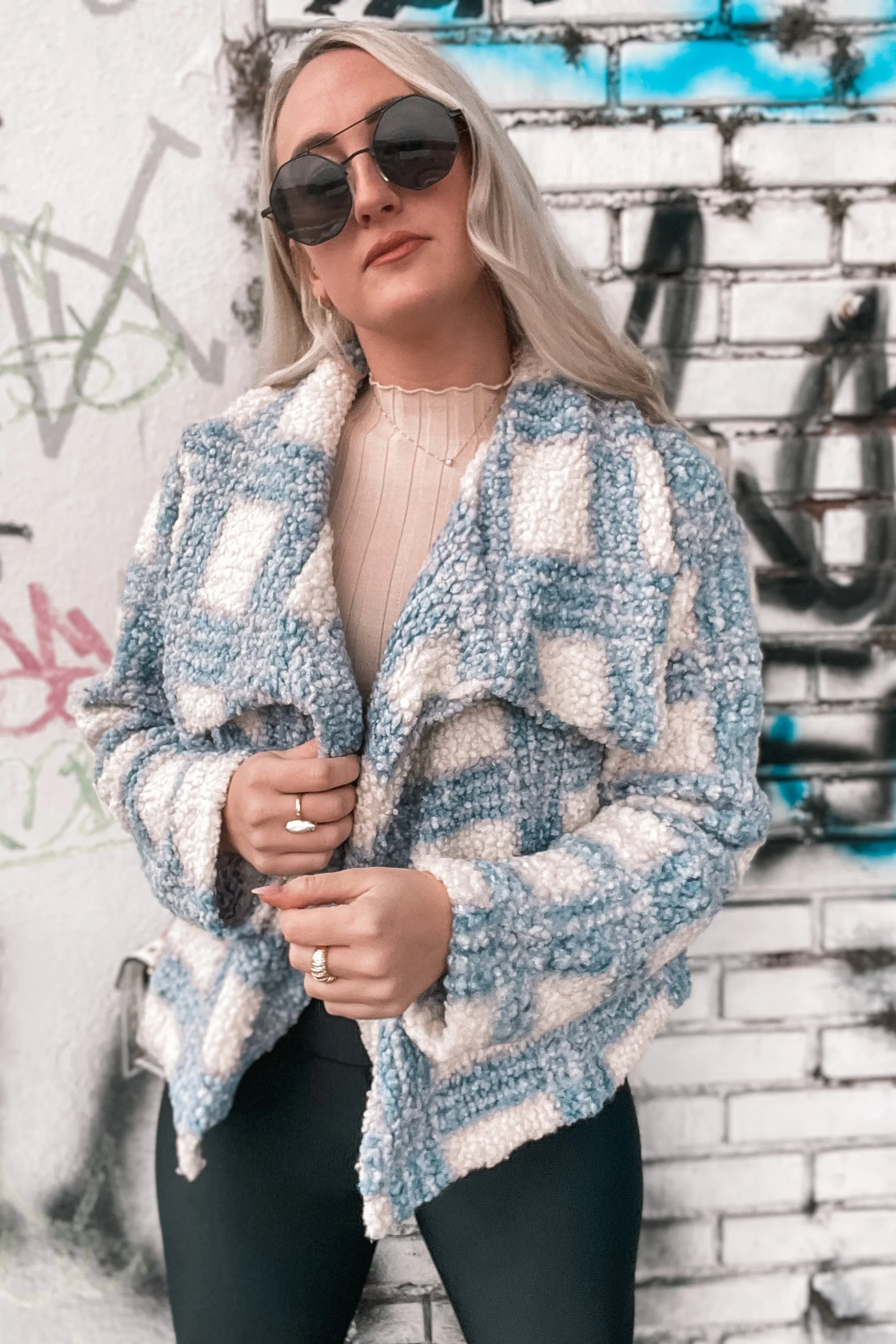Do You, Boo Checkered Teddy Jacket