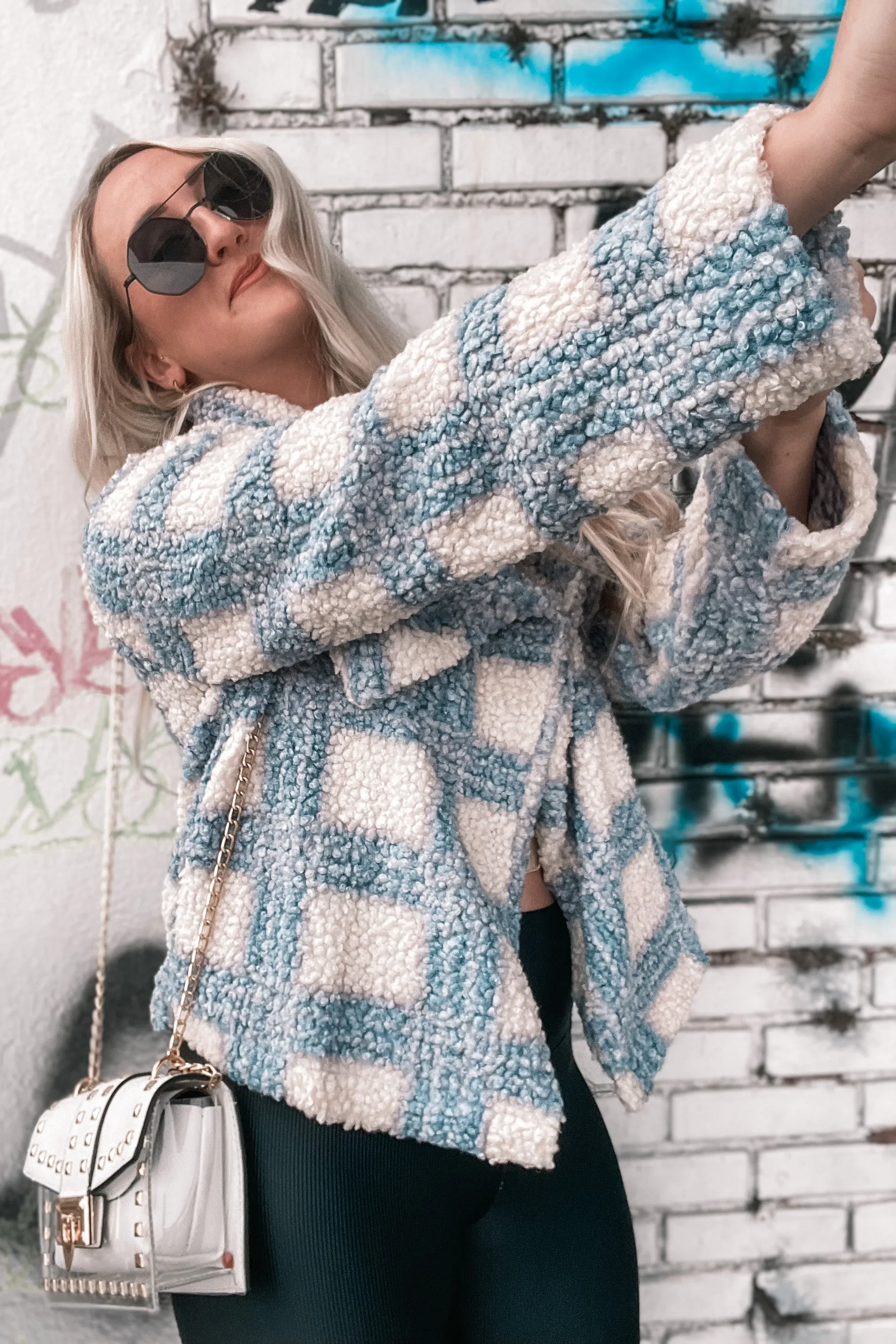 Do You, Boo Checkered Teddy Jacket