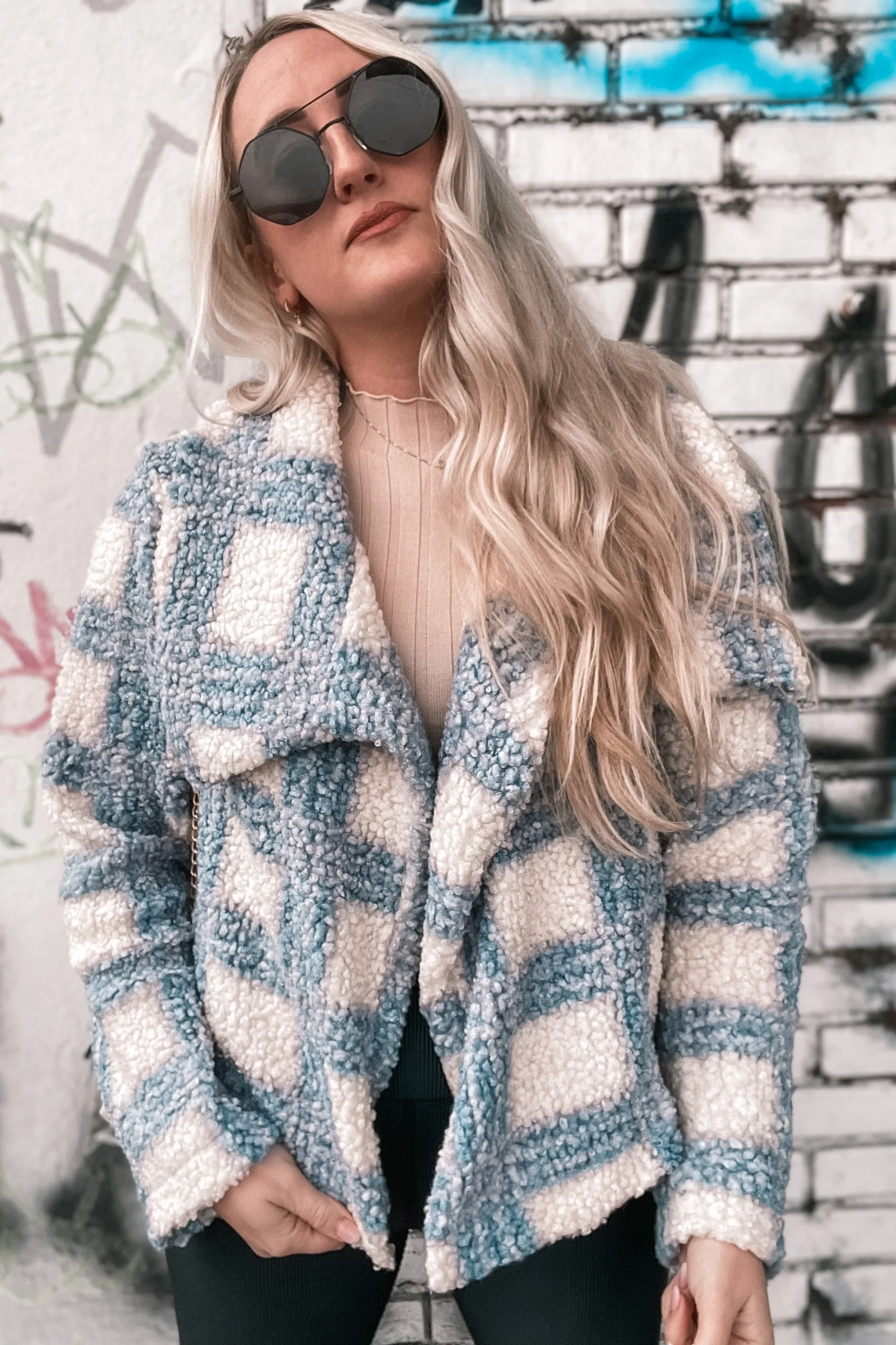 Do You, Boo Checkered Teddy Jacket