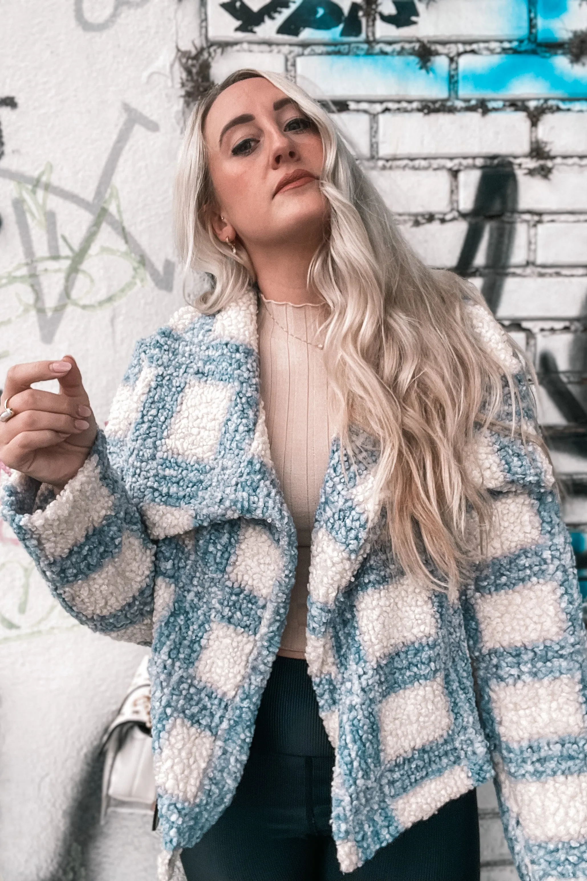 Do You, Boo Checkered Teddy Jacket