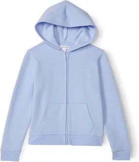 Happy Nation Girls Relaxed Fleece Full Zip Hoodie Sweatshirt