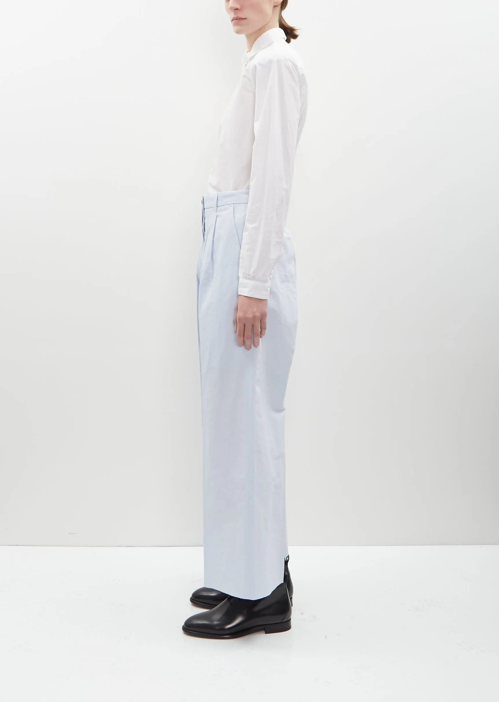 Katia Wide Cotton-Linen Pants