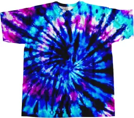 Kids Tie Dye Shirt 6-18 Years Children Hippies Senior Tie-Dye Tee Tshirt for Boys' Girls'