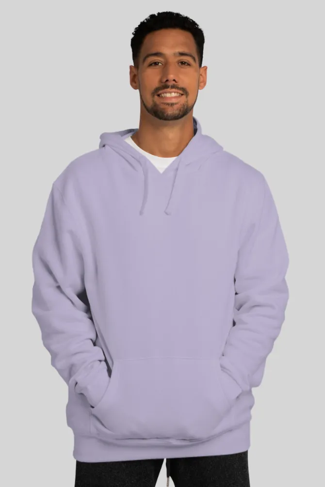 Lavender Oversized Hoodie for men