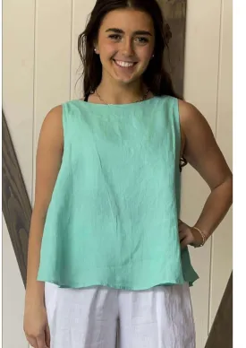 Linen Collection Florida Keys Double Layer Top Made in USA - CLEARANCE FINAL SALE
