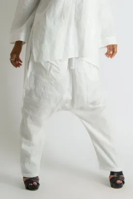 Linen Harem Loose Pants CLARA
