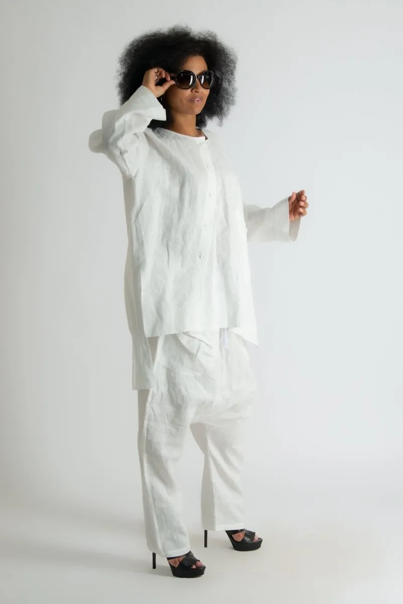 Linen Harem Loose Pants CLARA