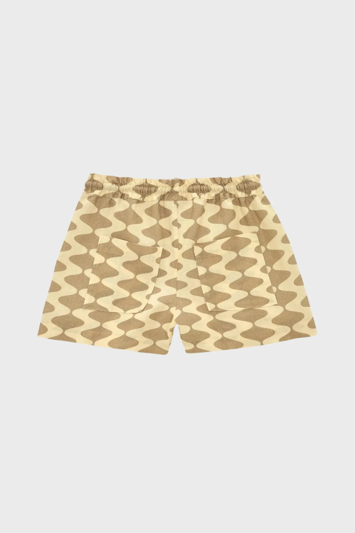 Linen Shorts in Lauda Drizzle