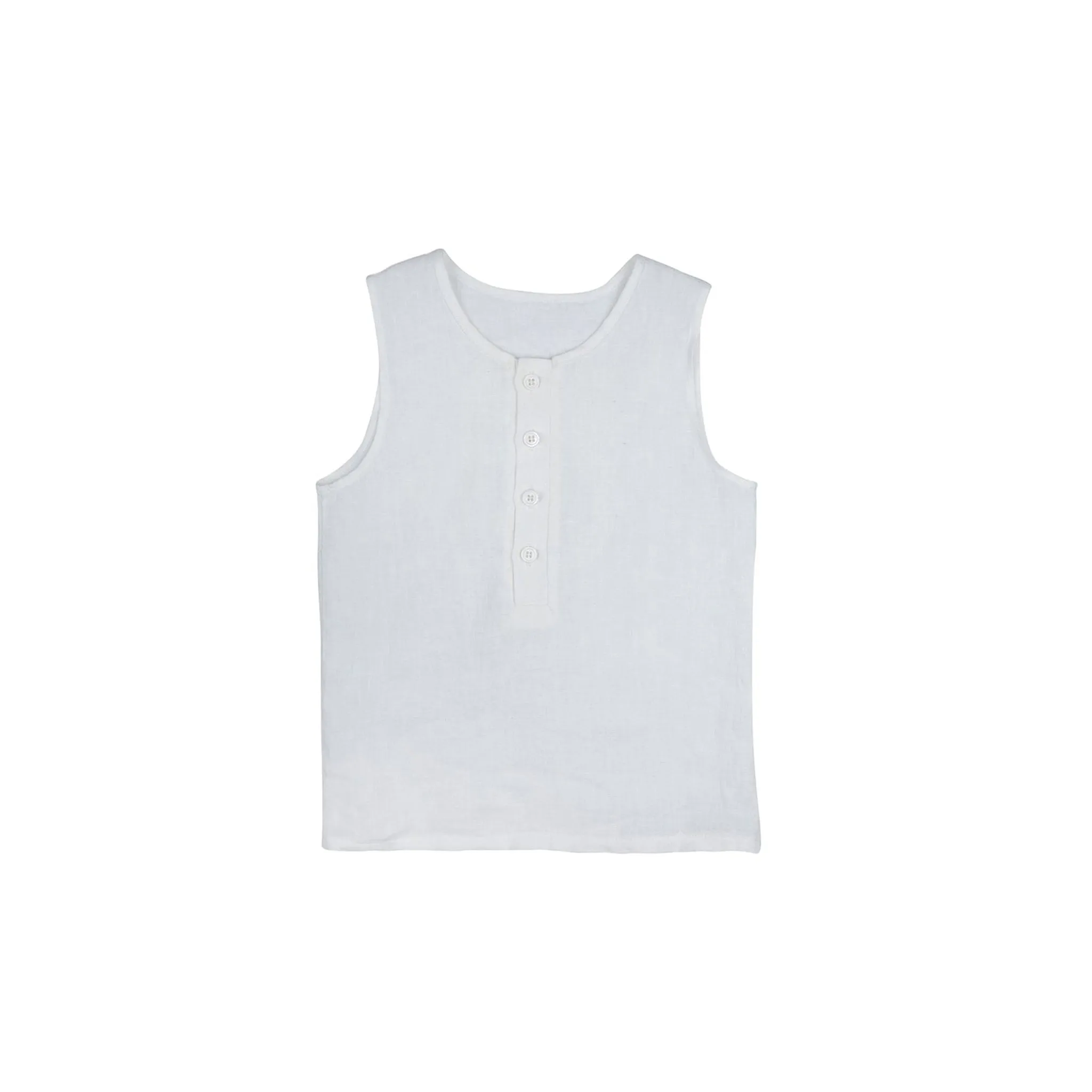 Linen top WHITE