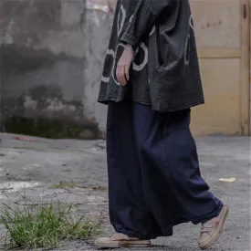 Loose Linen Palazzo Pants | Lotus