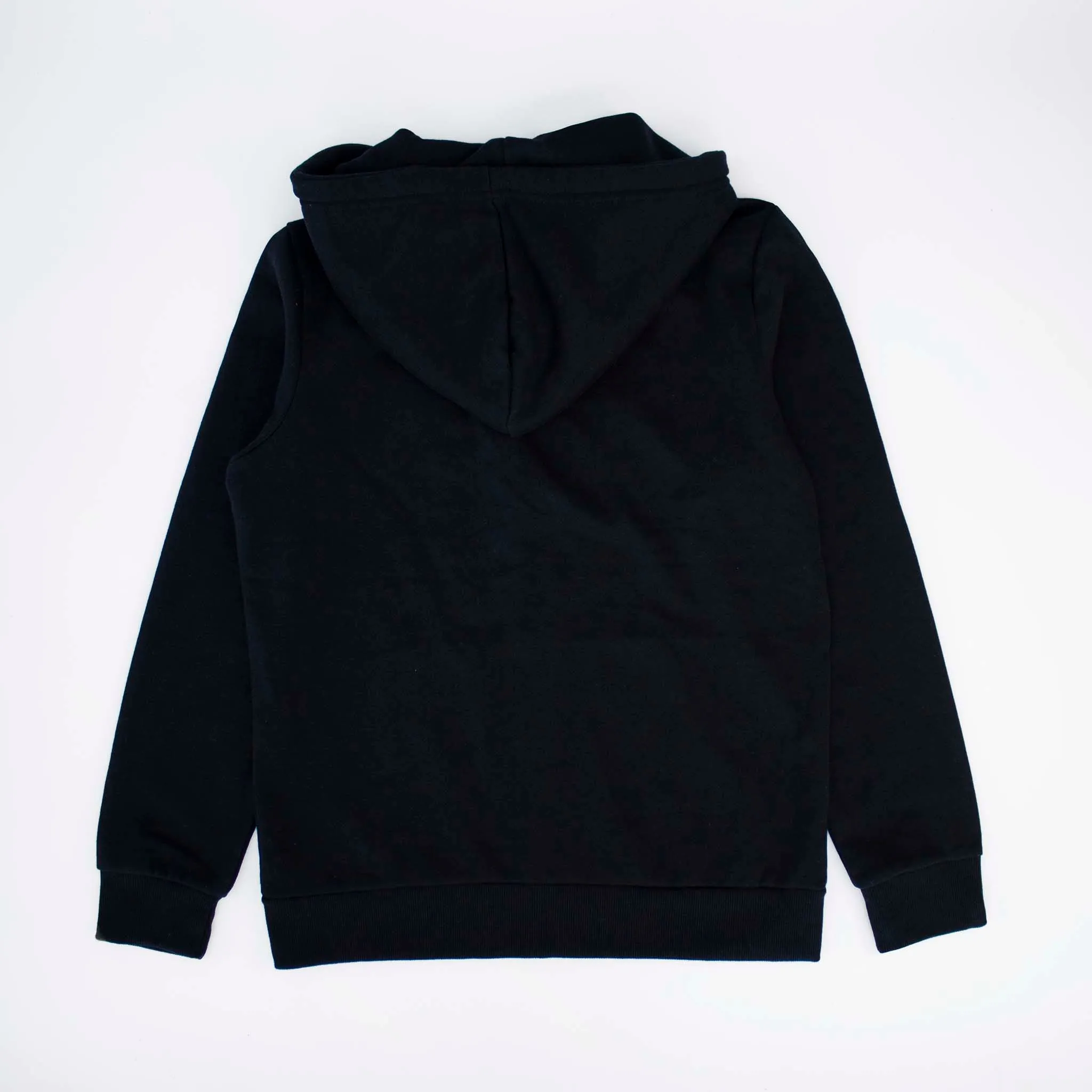 Men's Standard Fit Black Fleece Zip-Up Jacket