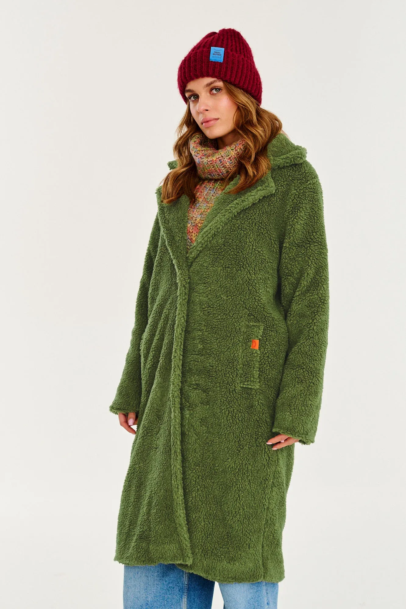 Mossy Touch Teddy Coat
