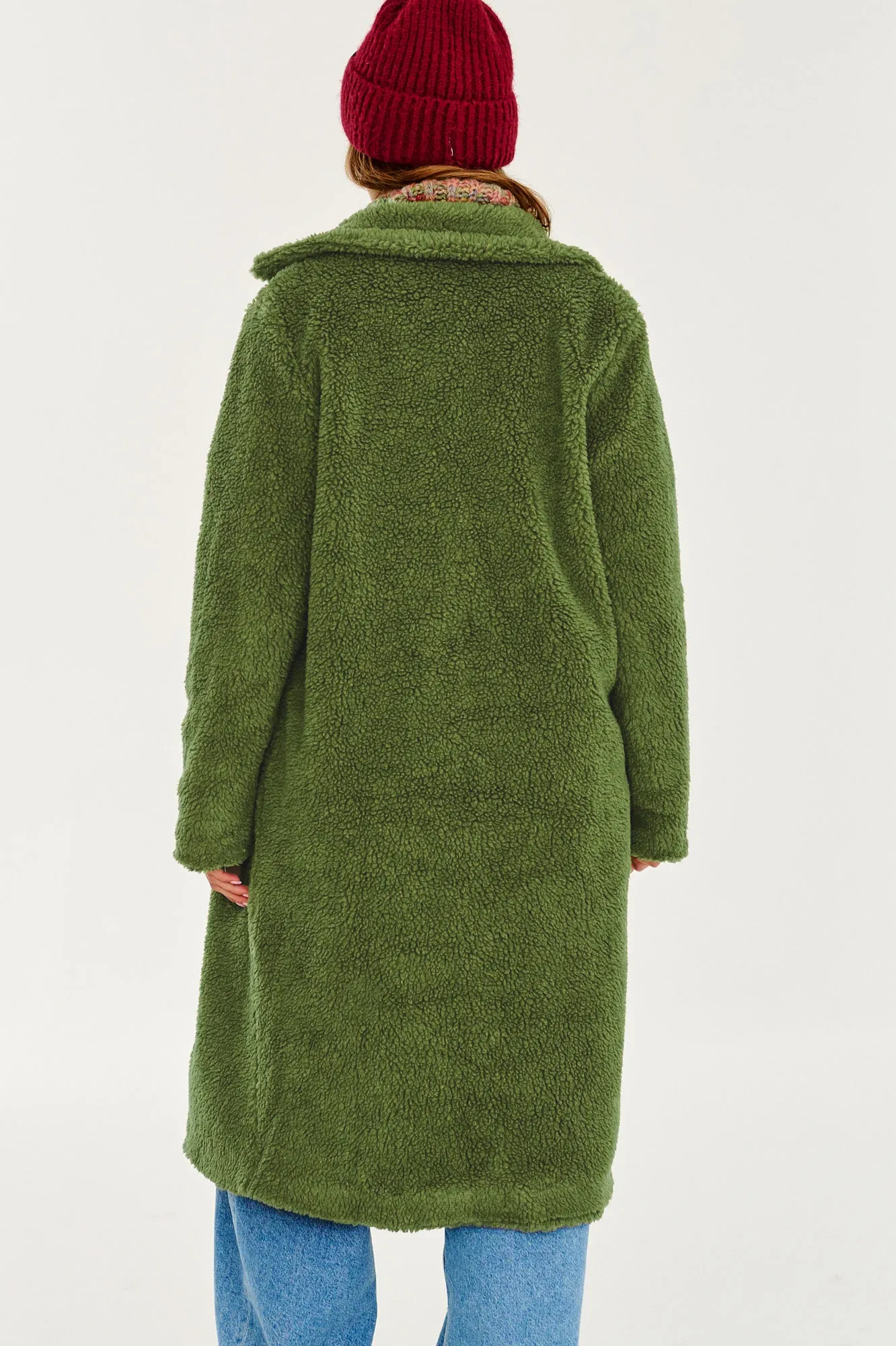 Mossy Touch Teddy Coat