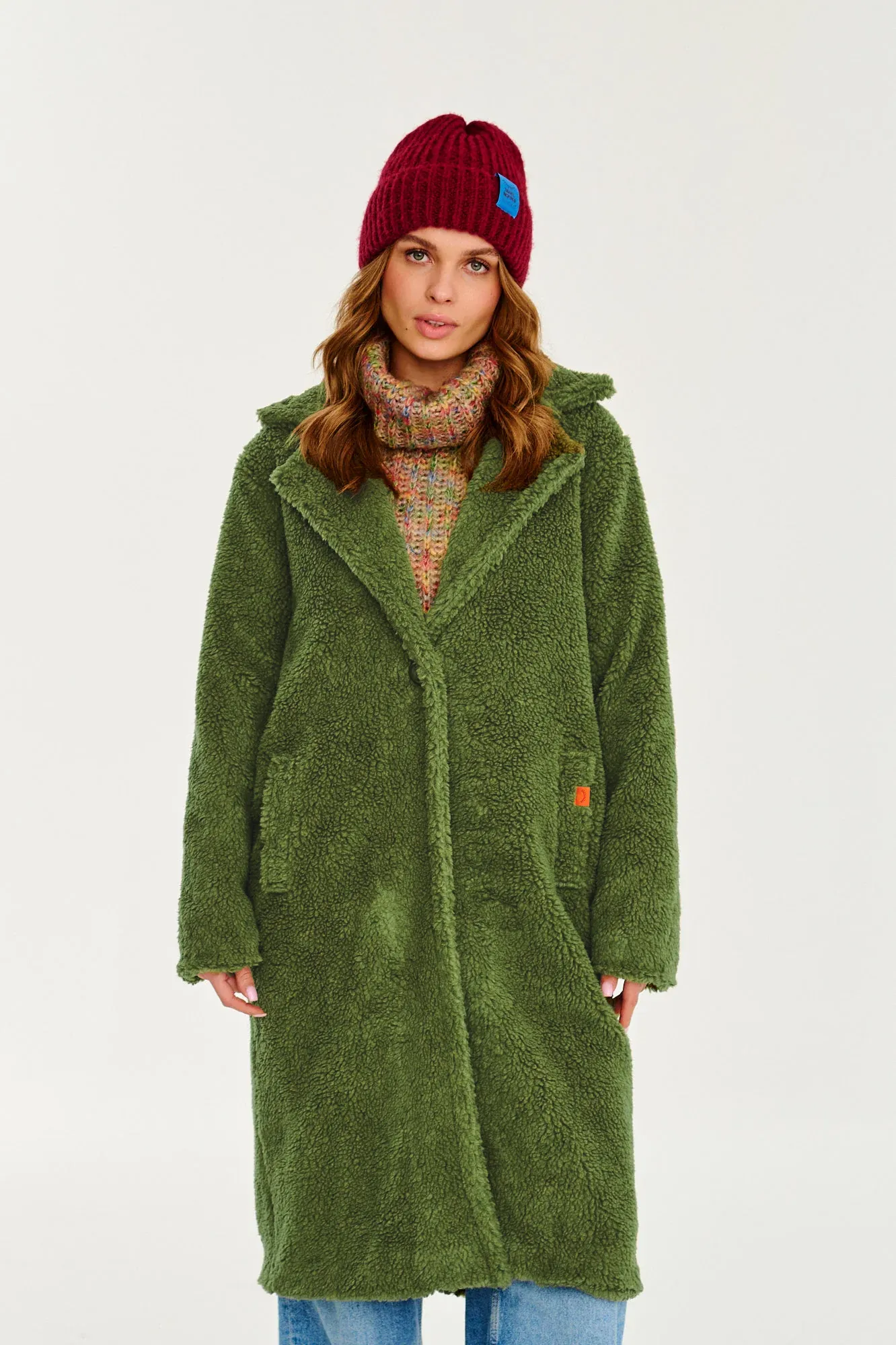 Mossy Touch Teddy Coat