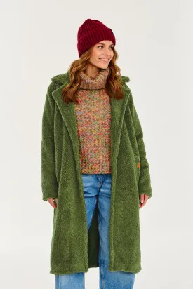 Mossy Touch Teddy Coat
