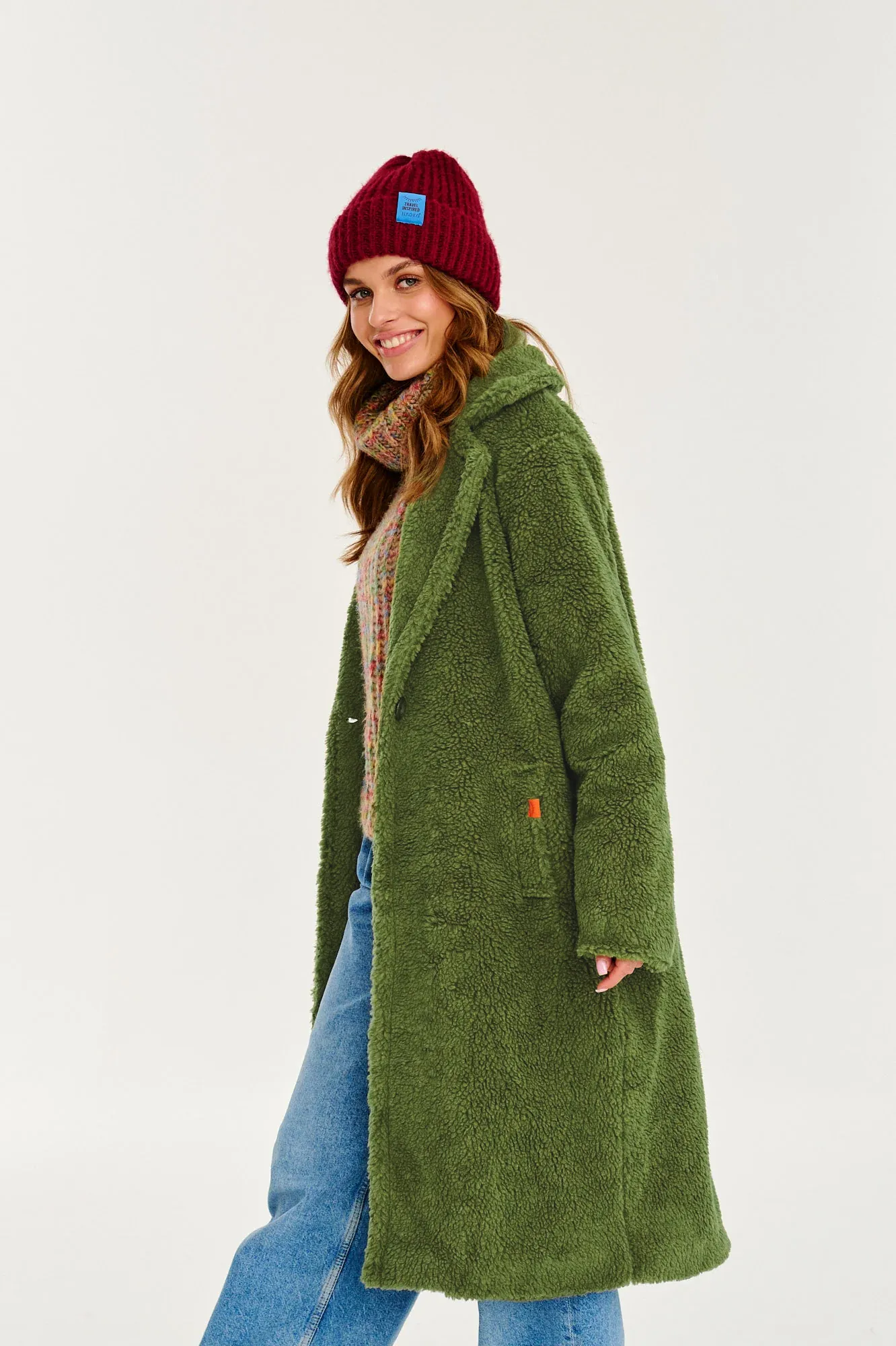 Mossy Touch Teddy Coat