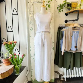 Mus and BomBon // Simoom Pants Light White