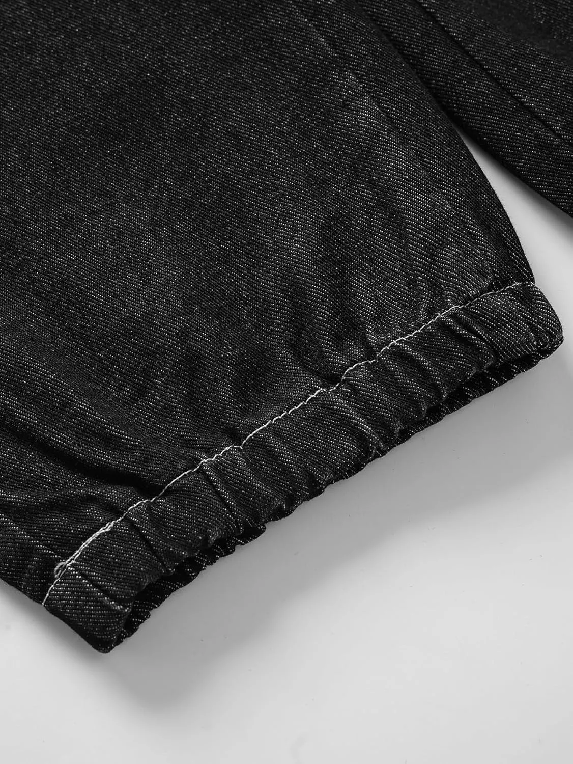 MyFav Boys' Ripped Denim Jeans Taper Fit Kids Fashion Loose Casual Trousers Long Pants