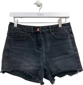 Next Black High Waist Short UK 6