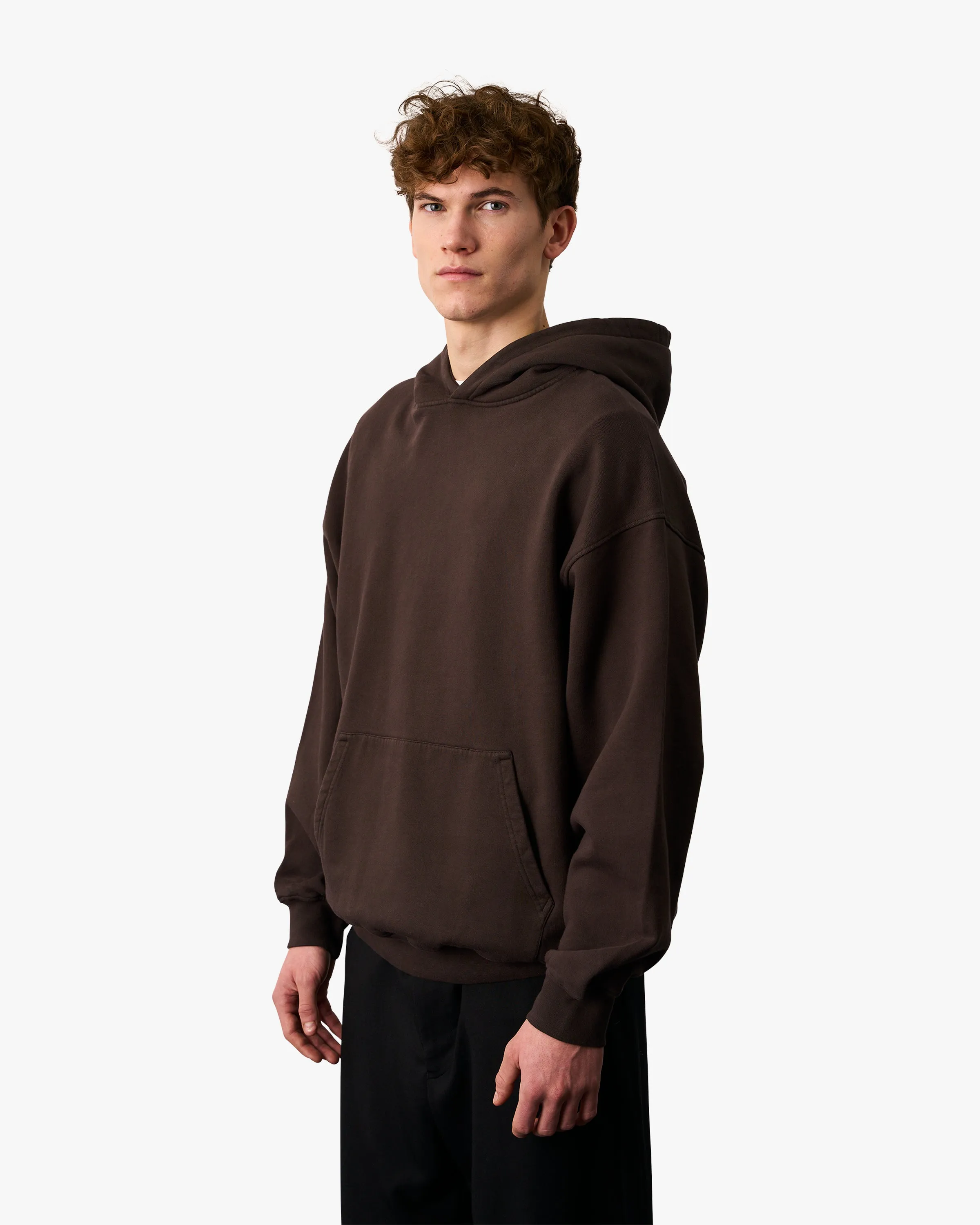 Organic Oversized Hood - Faded Grey
