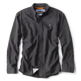 Orvis LS Tech Chambray Work Shirt / Black