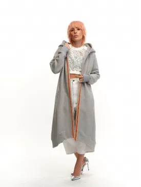 Oversized Grey Maxi Hoodie
