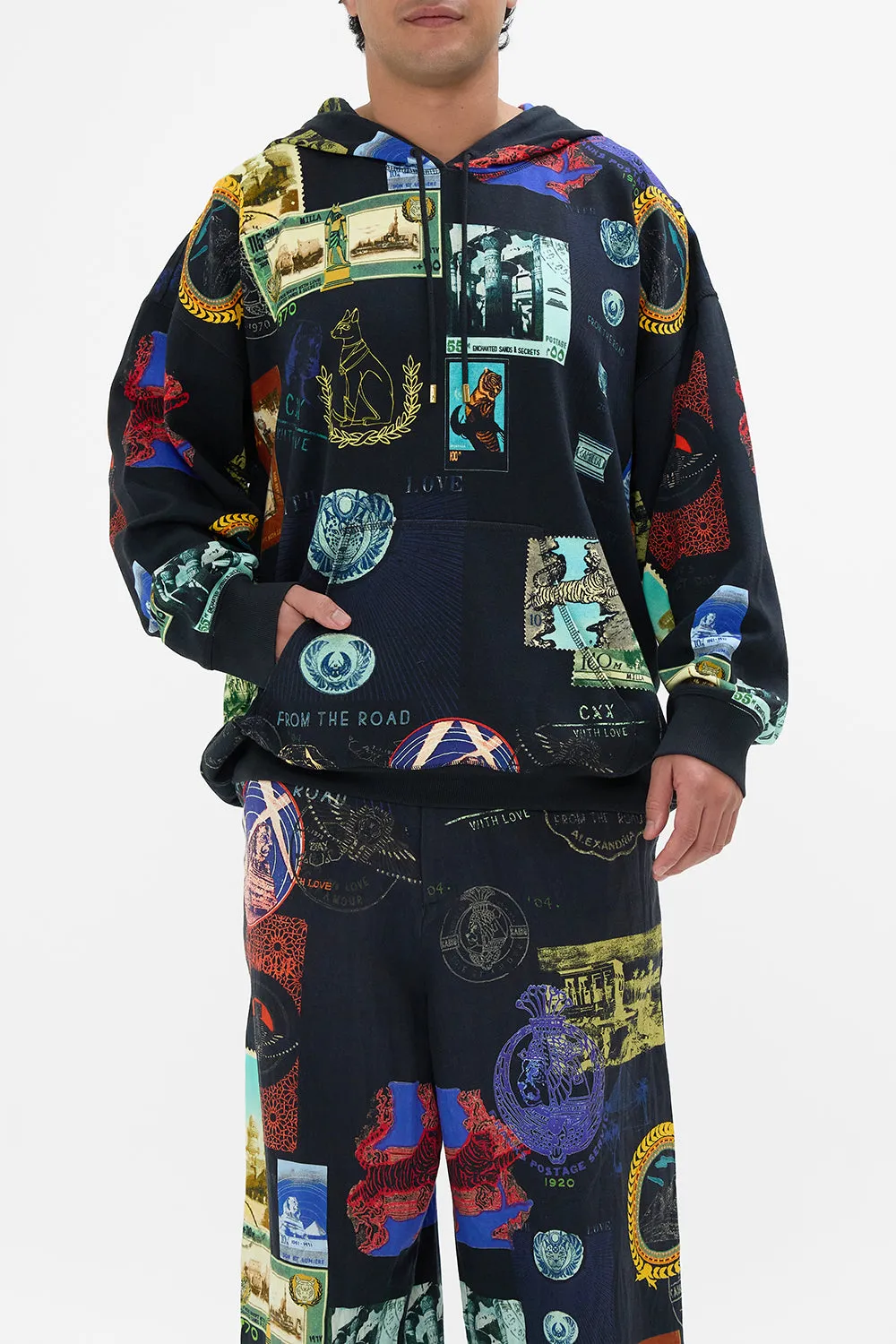 OVERSIZED RELAXED FIT HOODIE LANDMARKS AND LOVE LETTERS