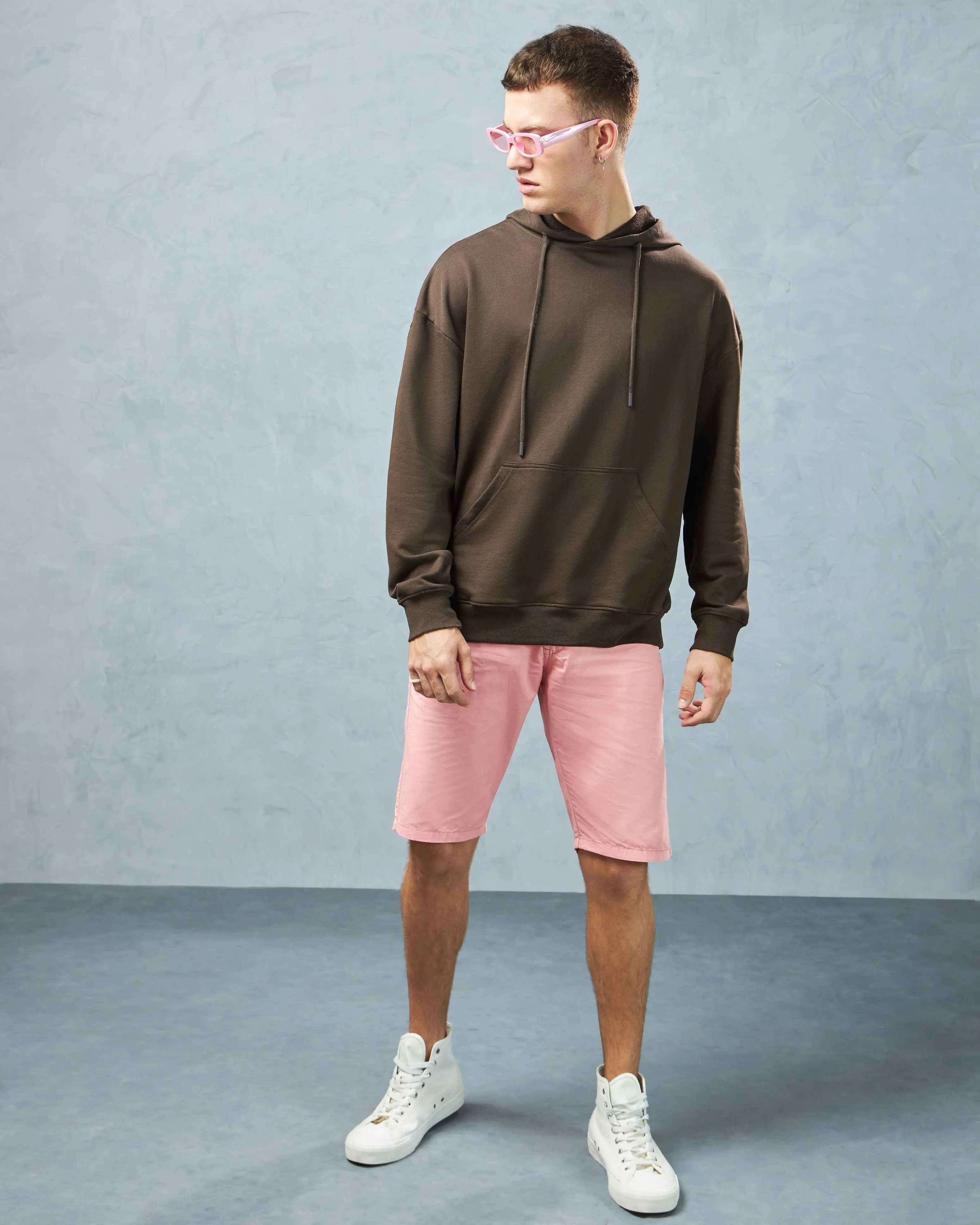 Premium Chocolate Brown Oversized Hoodie