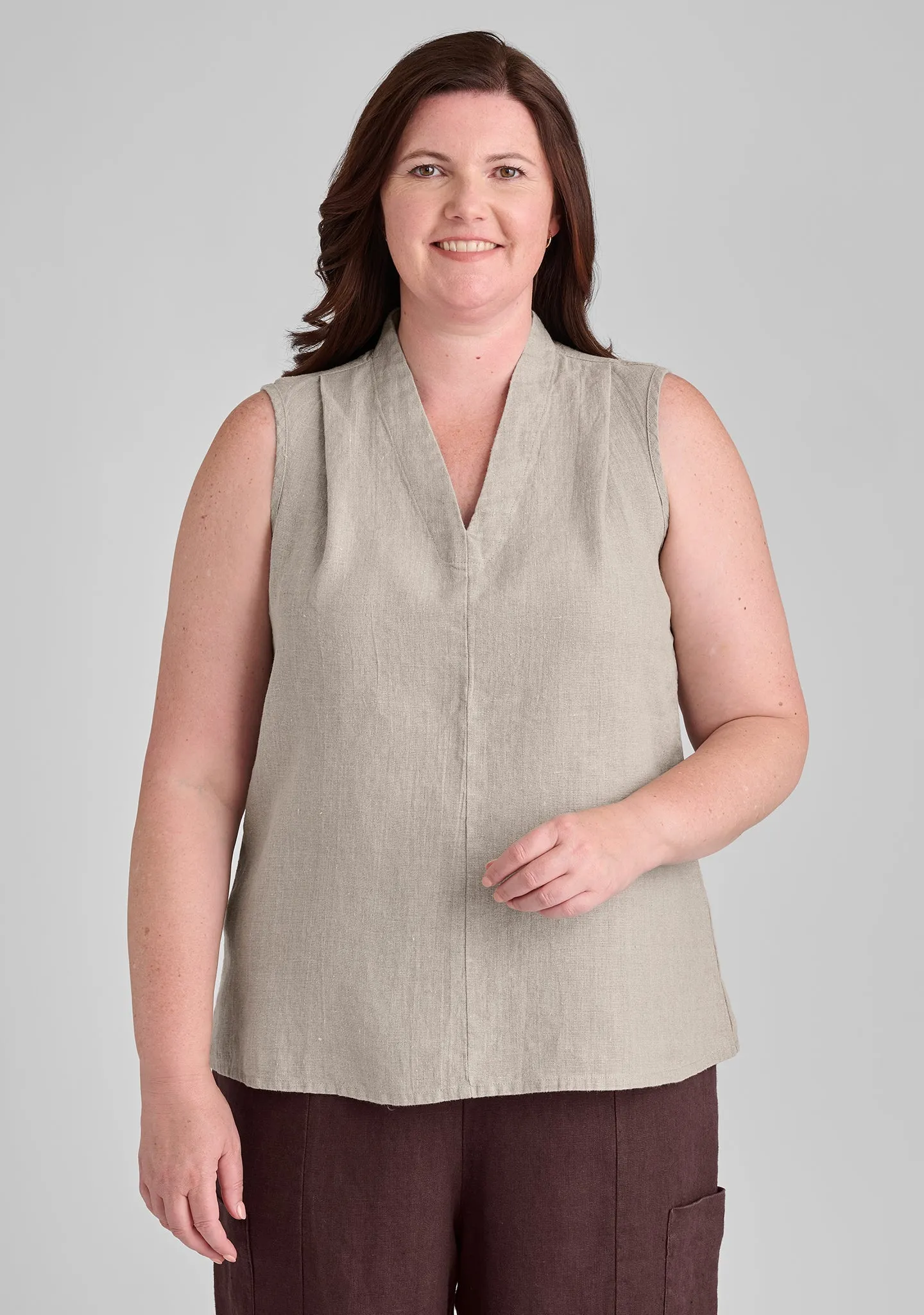 RSVP Tank - Linen Tank Top