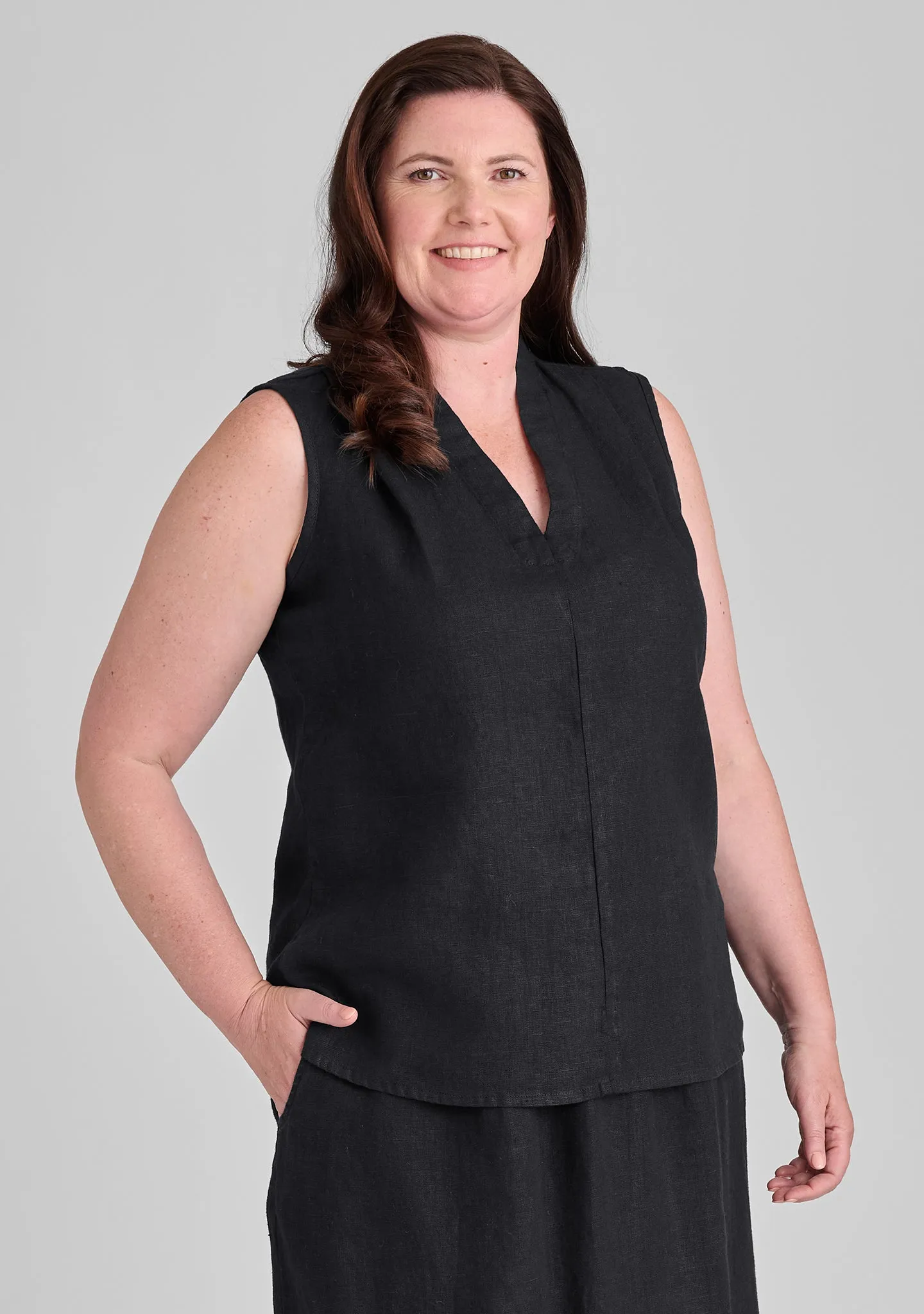 RSVP Tank - Linen Tank Top