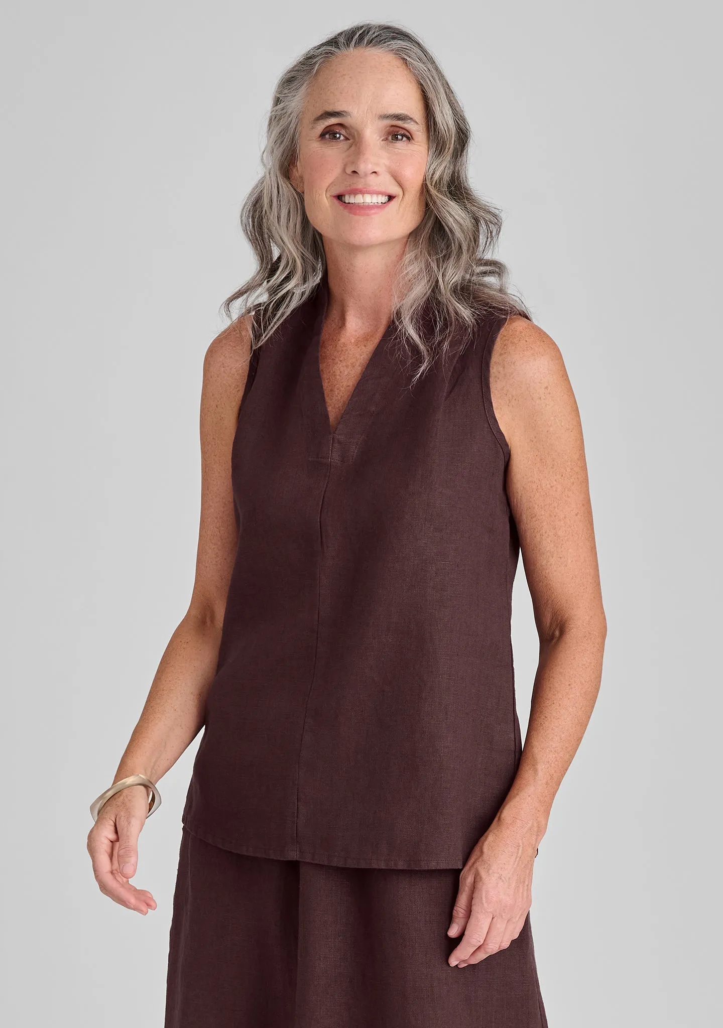 RSVP Tank - Linen Tank Top