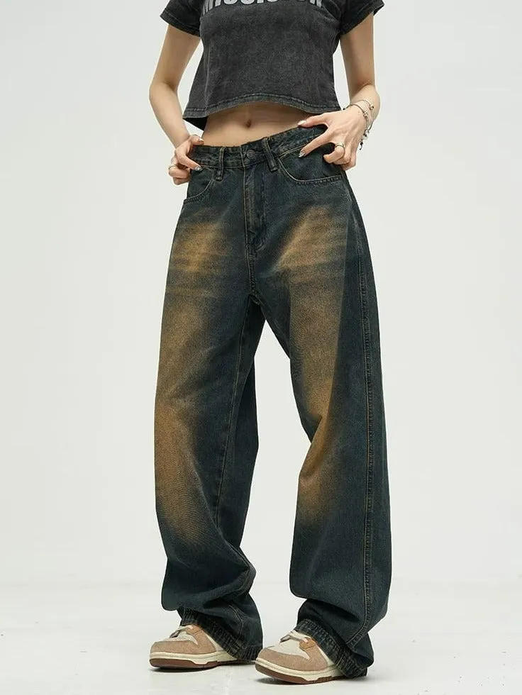 Sandblast Loose Fit Jeans