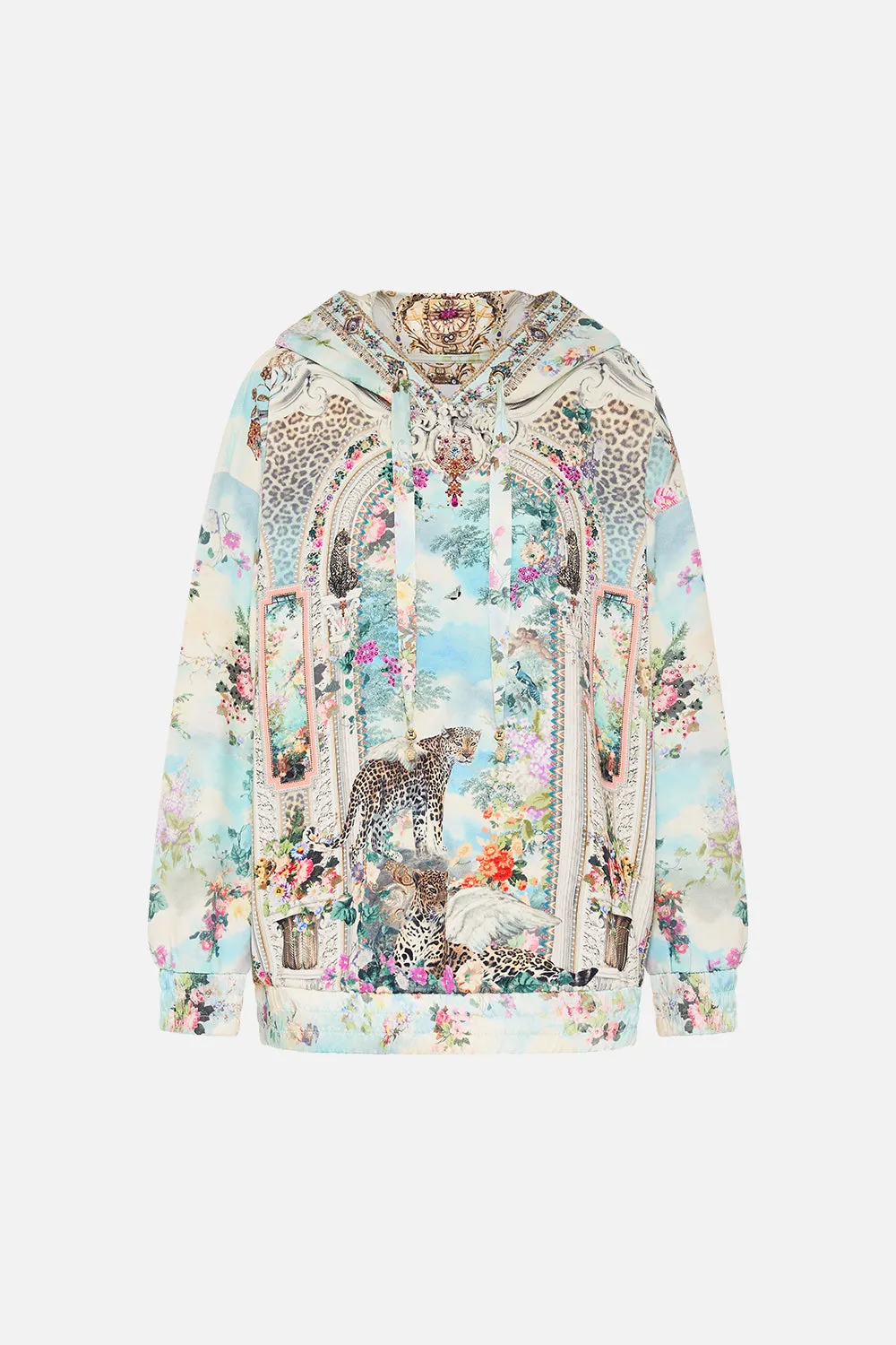 SILK BAND OVERSIZED HOODIE WITH POCKETS WE ALWAYS HAVE ALEXANDRIA