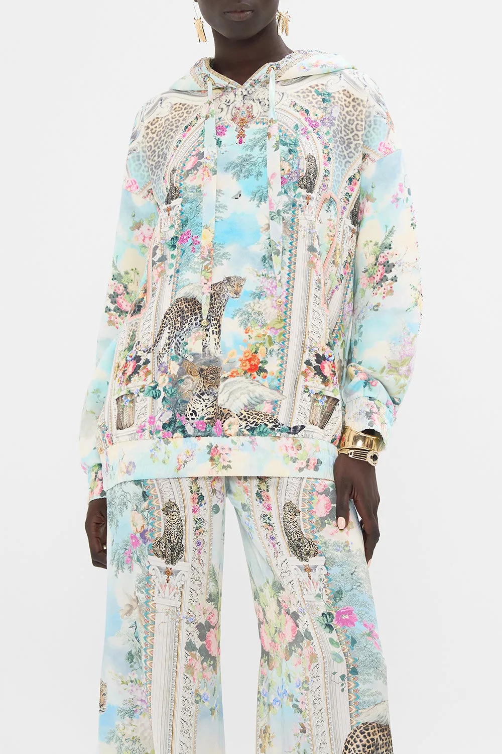 SILK BAND OVERSIZED HOODIE WITH POCKETS WE ALWAYS HAVE ALEXANDRIA
