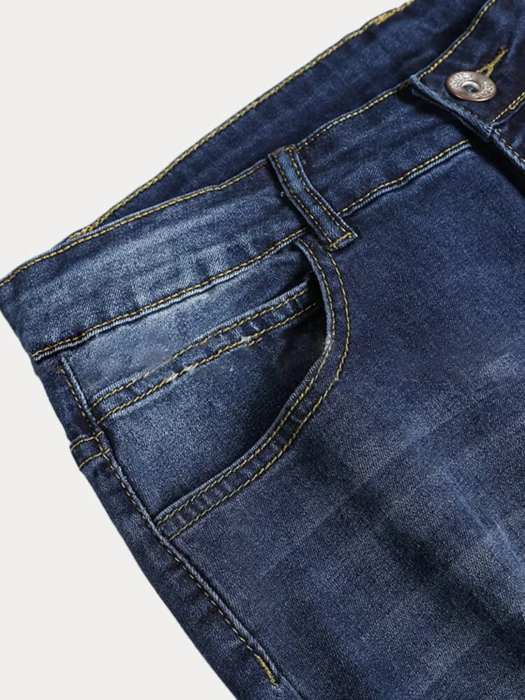 Slim Fit Torn Jeans