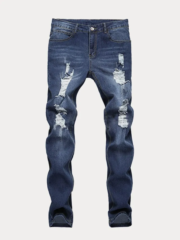 Slim Fit Torn Jeans
