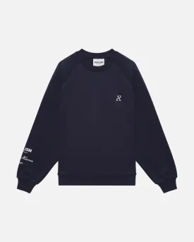 SSS REALISM RADIANT CREWNECK ROYAL NAVY