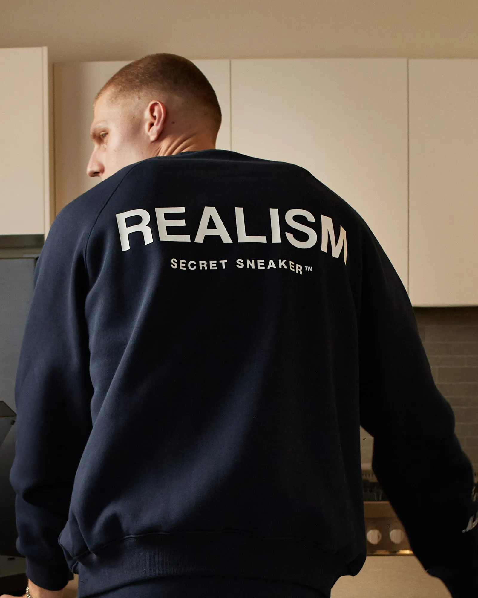 SSS REALISM RADIANT CREWNECK ROYAL NAVY