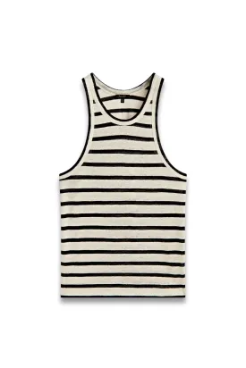 Striped Linen Tank Top