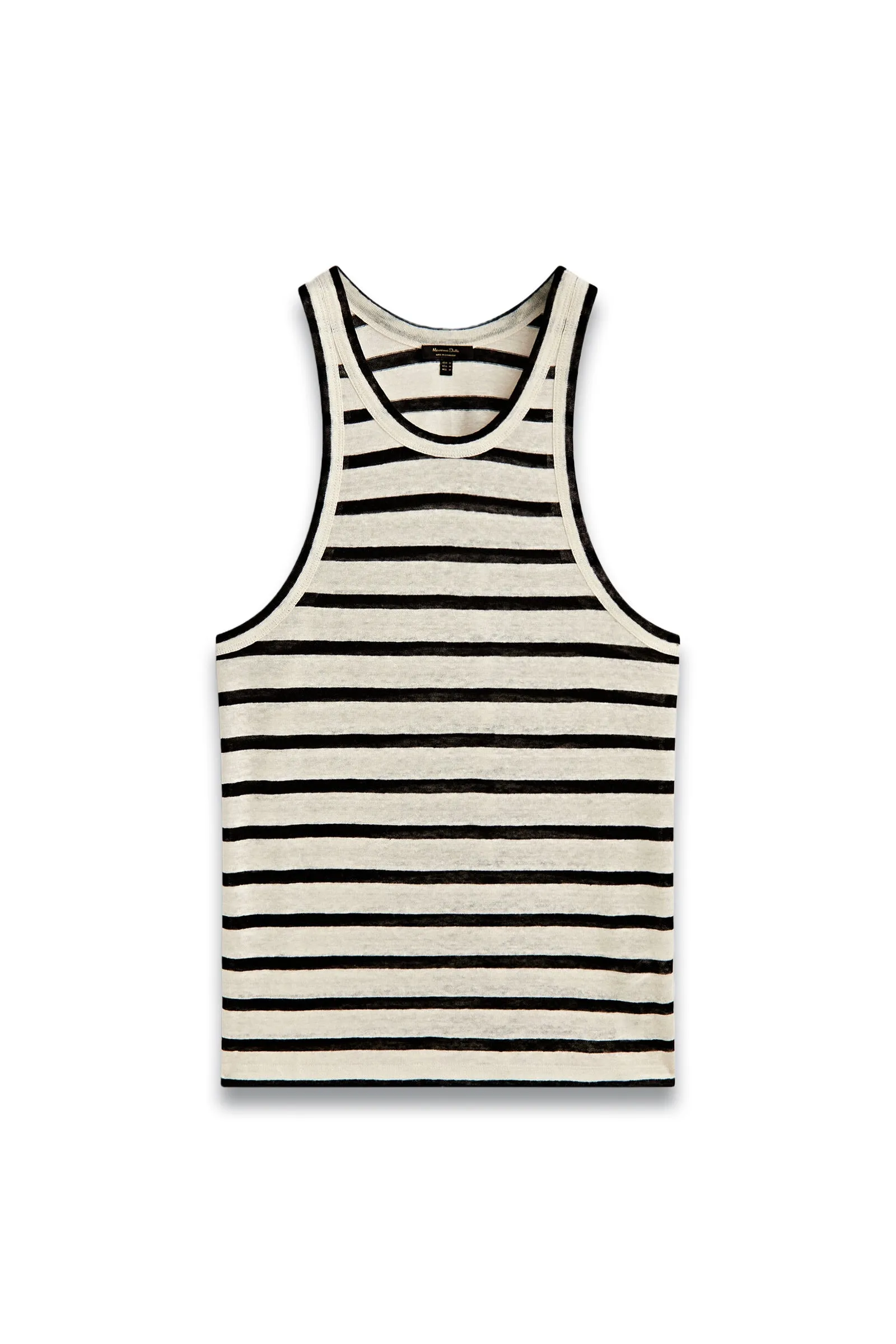 Striped Linen Tank Top