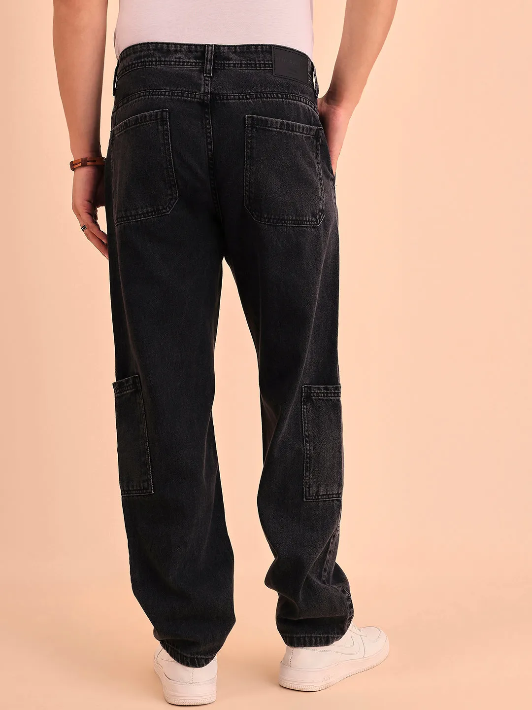 Style Quotient Men Relaxed Loose Fit Cargos