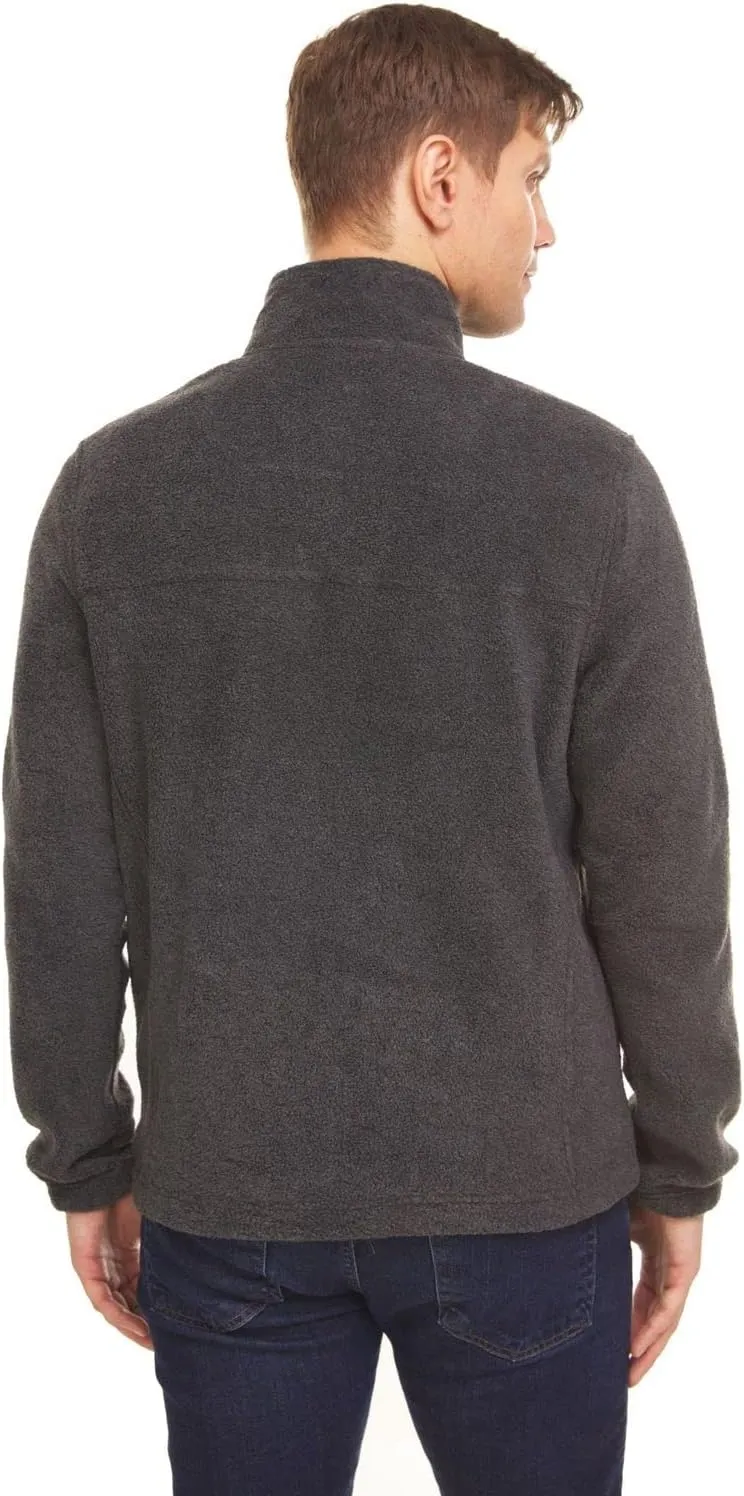 Swiss Alps Mens Full Zip Performance Polar Fleece Jacket Sweatshirt with Pockets